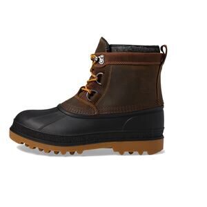 NEW Kamik William Lo Snow Leather Ankle-High Boots Gaucho Brown Mens Size 9 M